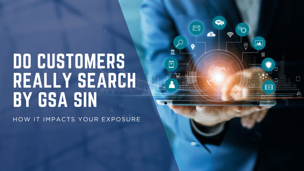 GSA SIN number on a federal contract