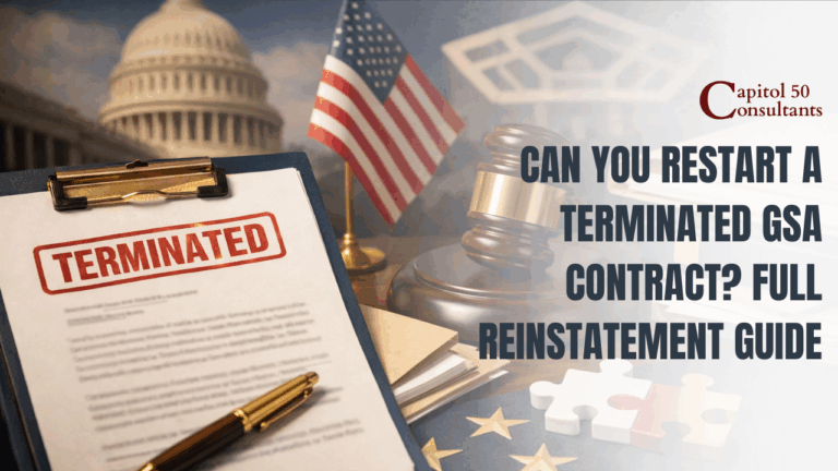 Termined Capitol 50 | Can You Restart a Terminated GSA Contract? Full ...