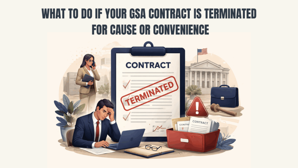 What to Do if Your GSA Contract Is Terminated for Cause or Convenience