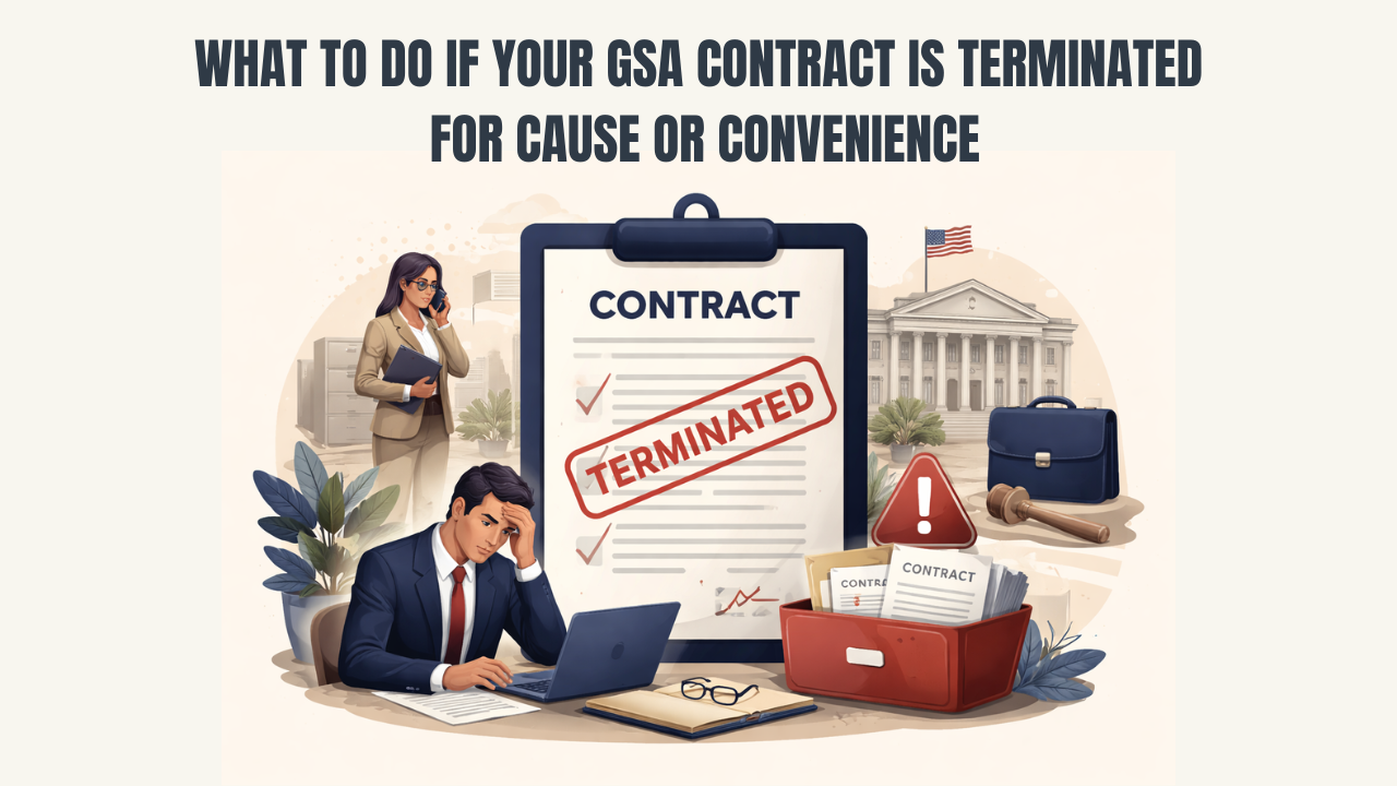What to Do if Your GSA Contract Is Terminated for Cause or Convenience
