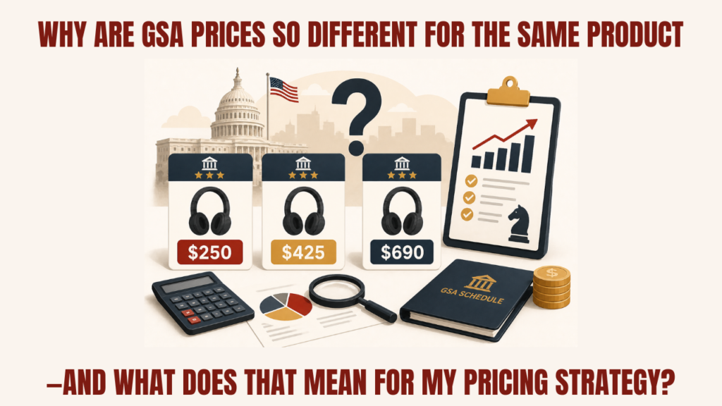 Why Are GSA Prices So Different for the Same Product—and What Does That Mean for My Pricing Strategy